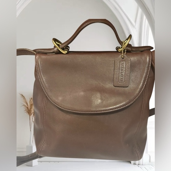 Vintage Coach Legacy Soho Top handle crossbody bag, brown, 4158, hang tag - Picture 1 of 11